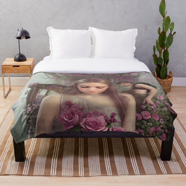 Item preview, Amantes en un jardín de rosas designed and sold by Jennifer Morcom.