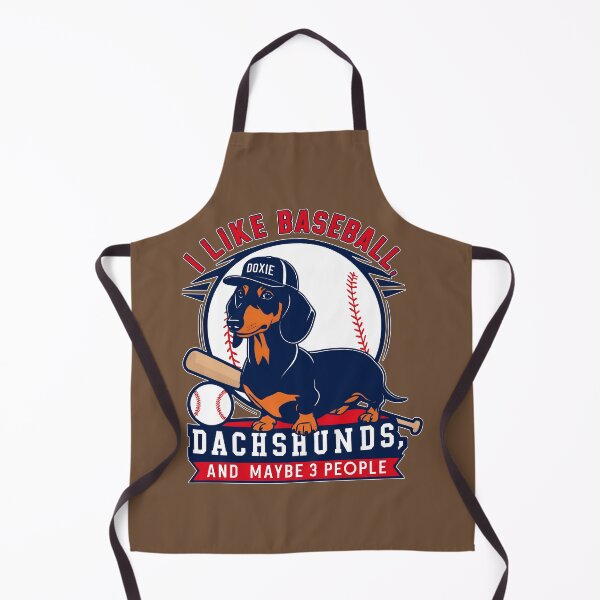 Item preview, I Like Baseball, Dachshunds, and Maybe 3 People - Fun Sports Design designed and sold by brindled.