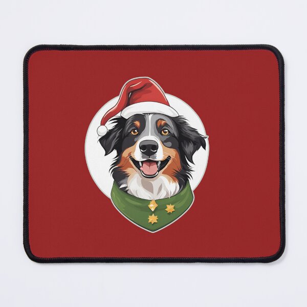 Item preview, Holiday Elf: Tri-Color Aussie in Festive Elf Costume designed and sold by GoodyPaws.