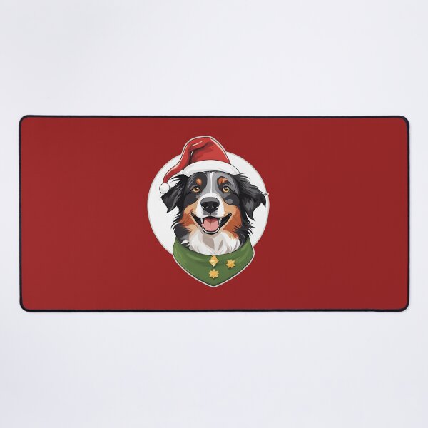 Item preview, Holiday Elf: Tri-Color Aussie in Festive Elf Costume designed and sold by GoodyPaws.