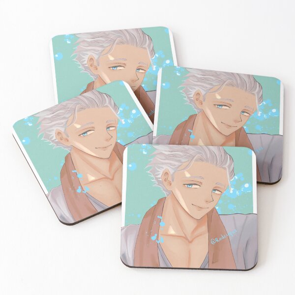 Item preview, Anime Boy Blue Paint Splatters designed and sold by redcirqus.