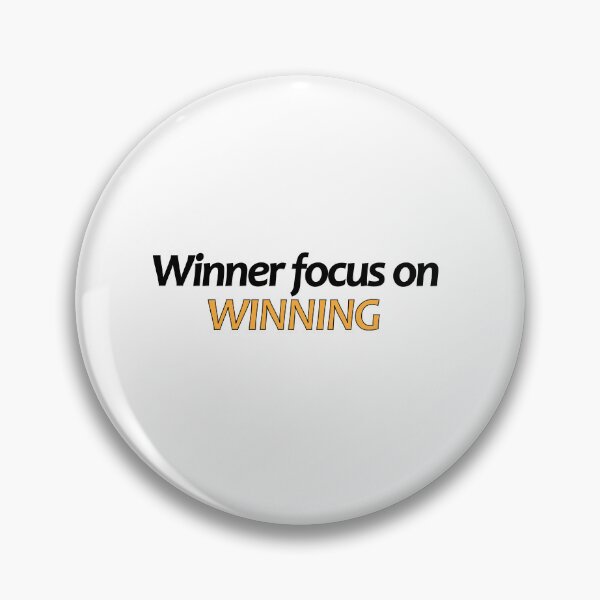 Item preview, Winner focus on Winning. designed and sold by Positive Mindzet!.