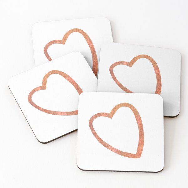 Item preview, Rose gold shimmer heart designed and sold by SonorousMaple.