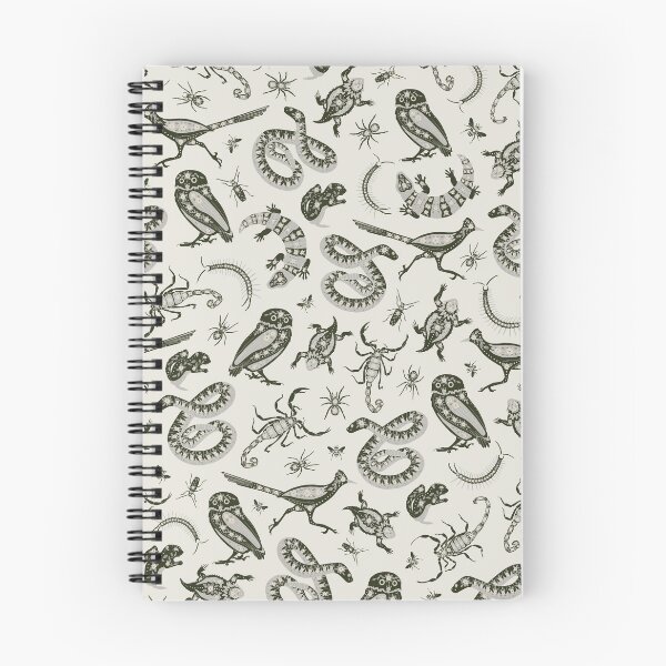 Item preview, Scorpions, Rattlesnakes, Roadrunners - Southwest Desert Animals in Gray & Olive designed and sold by somecallmebeth.