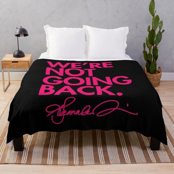 Item preview, WE'RE NOT GOING BACK - KAMALA (HOT PINK signature) 1.0 designed and sold by Thelittlelord.