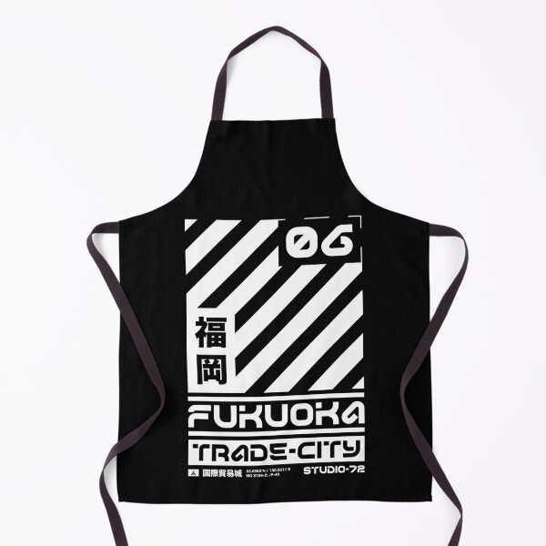 Item preview, Fukuoka Japan: Cyber-City Graphic Design (White) designed and sold by STUDIO-72.