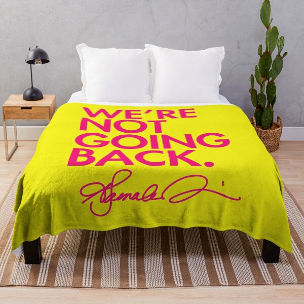 Item preview, WE'RE NOT GOING BACK - KAMALA (HOT PINK signature) 2.0 designed and sold by Thelittlelord.