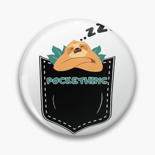 Item preview, POCKETHING SLOTH - Gifts for Sloths Lovers designed and sold by bunchofalex.
