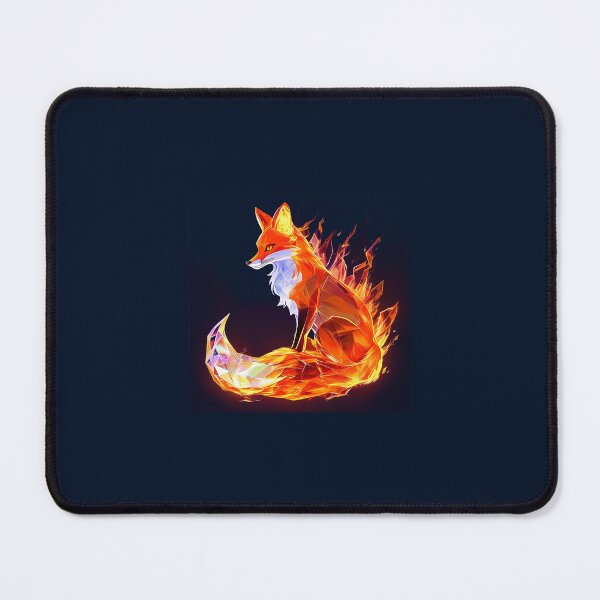 Item preview, Blaze the Fiery Crystal Fox designed and sold by Casaclassyshop.