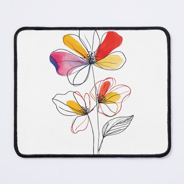 Item preview, Abstract Lineart Flower designed and sold by Ketique.