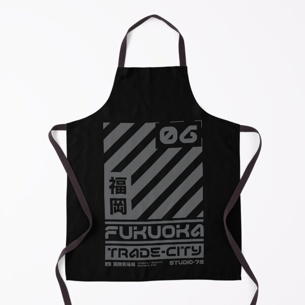 Item preview, Fukuoka Japan: Cyber-City Graphic Design (Grey) designed and sold by STUDIO-72.