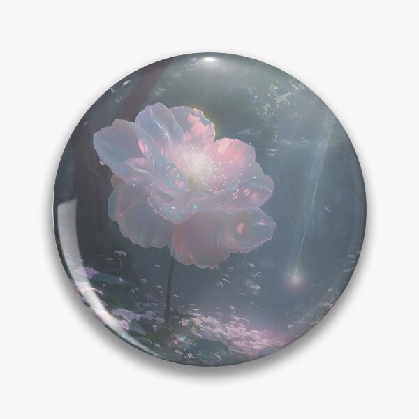 Item preview, Ethereal White Flower in Enchanted Forest Fine Art designed and sold by DreamyArtDesign.