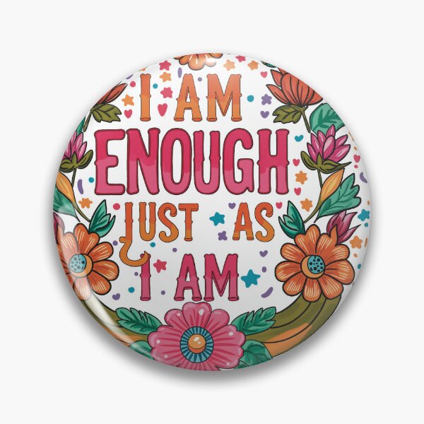 Item preview, I am enough designed and sold by grow gently studio.