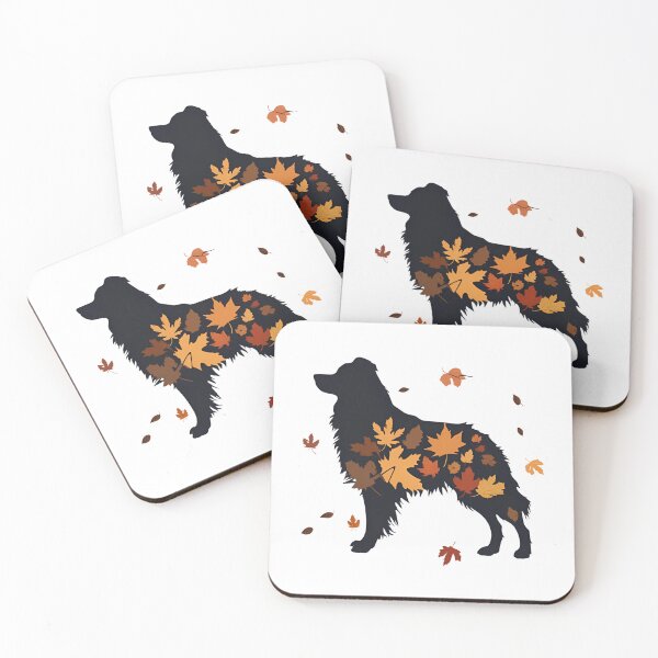 Item preview, Autumn Spirit: Minimalist Aussie Silhouette with Fall Leaves designed and sold by GoodyPaws.