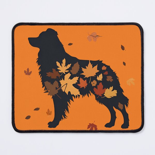 Item preview, Autumn Spirit: Minimalist Aussie Silhouette with Fall Leaves designed and sold by GoodyPaws.