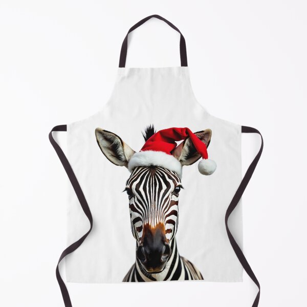 Item preview, Funny Zebra Wearing Christmas Hat designed and sold by LazyOwlStore.