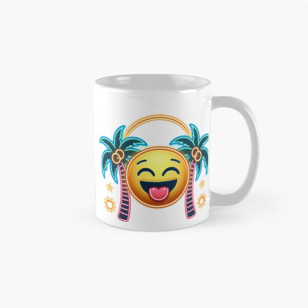 Item preview, Neon Smiling Face,Palm Tree,Summer designed and sold by deniz kaya.