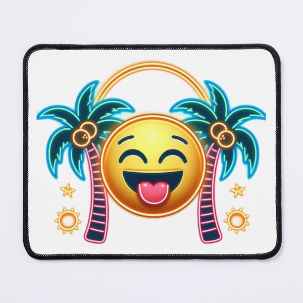 Item preview, Neon Smiling Face,Palm Tree,Summer designed and sold by deniz kaya.