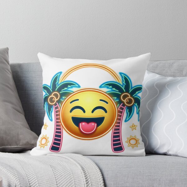 Item preview, Neon Smiling Face,Palm Tree,Summer designed and sold by deniz kaya.