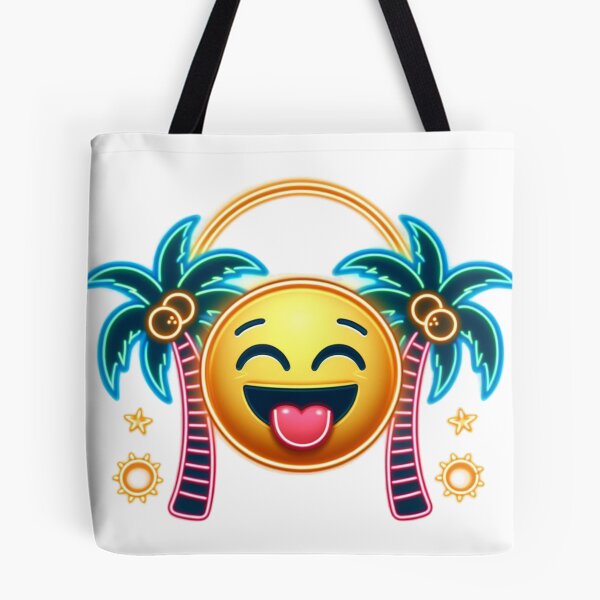 Item preview, Neon Smiling Face,Palm Tree,Summer designed and sold by deniz kaya.