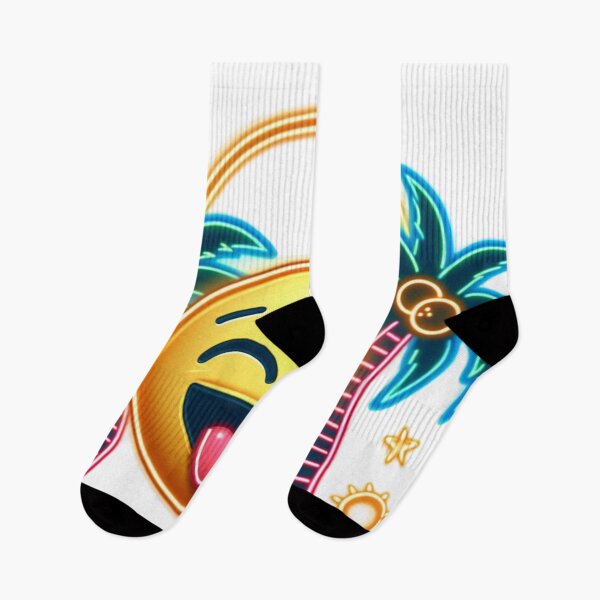 Item preview, Neon Smiling Face,Palm Tree,Summer designed and sold by deniz kaya.