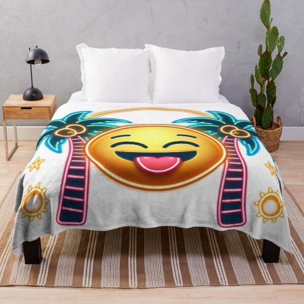 Item preview, Neon Smiling Face,Palm Tree,Summer designed and sold by deniz kaya.