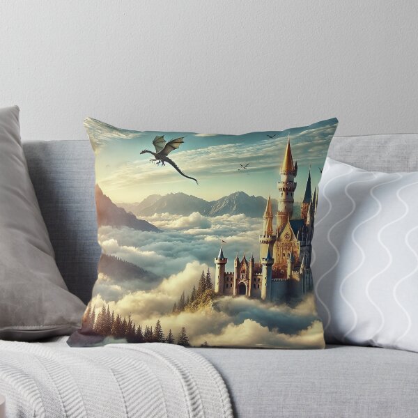 Item preview, "Castle in the Clouds: A Dragon's Domain" designed and sold by RabbitDesign777.
