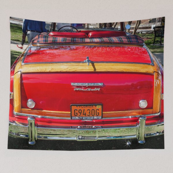 Item preview, 1949 Red Chrysler Town and Country Woody Convertible X100 designed and sold by RichFrancoCars.