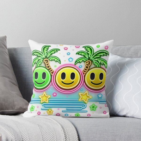 Item preview, Neon Smiling Face,Palm Tree,Summer designed and sold by deniz kaya.