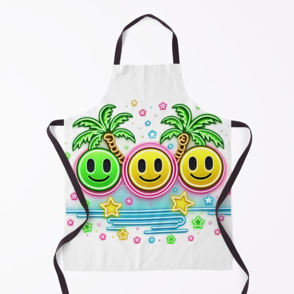 Item preview, Neon Smiling Face,Palm Tree,Summer designed and sold by deniz kaya.