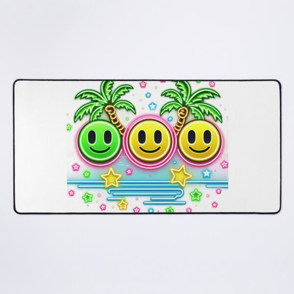 Item preview, Neon Smiling Face,Palm Tree,Summer designed and sold by deniz kaya.