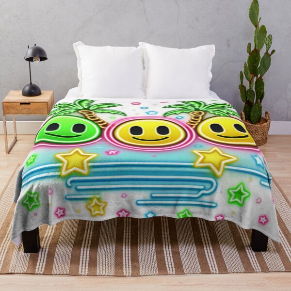 Item preview, Neon Smiling Face,Palm Tree,Summer designed and sold by deniz kaya.