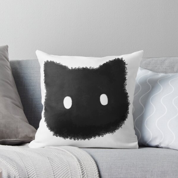 Item preview, black simple kitty designed and sold by Fridayscorner.