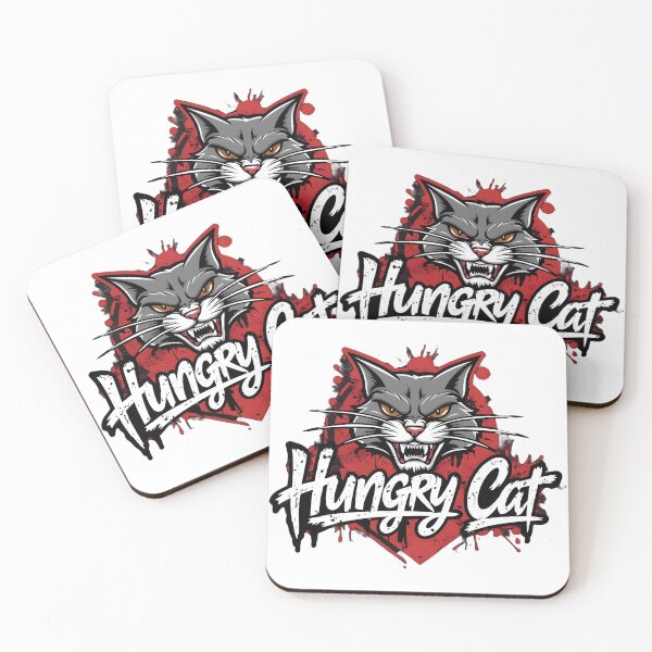Item preview, hungry cat designed and sold by misbahsiro.