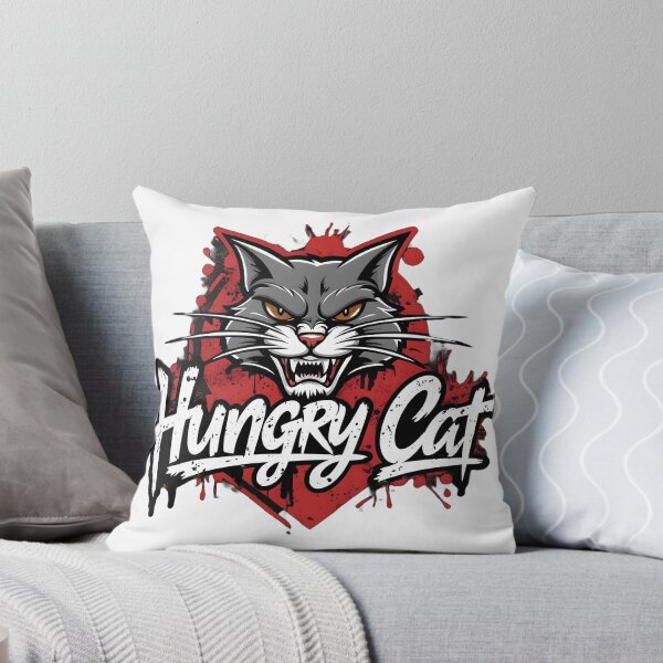 Item preview, hungry cat designed and sold by misbahsiro.