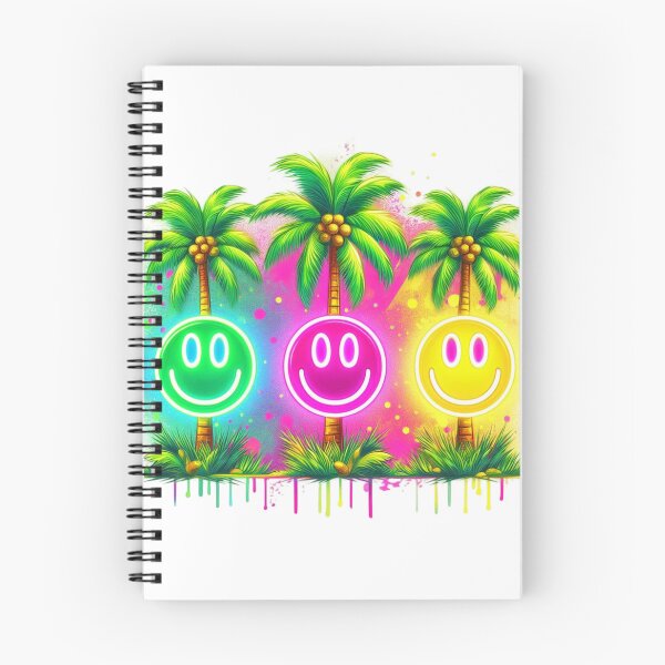 Item preview, Neon Smiling Face,Palm Tree,Summer designed and sold by deniz kaya.