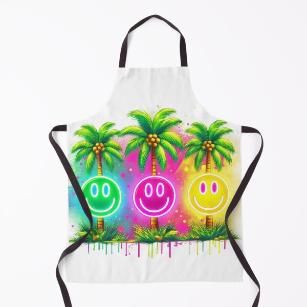 Item preview, Neon Smiling Face,Palm Tree,Summer designed and sold by deniz kaya.