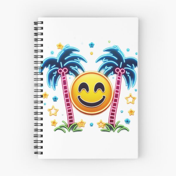 Item preview, Neon Smiling Face,Palm Tree,Summer designed and sold by deniz kaya.