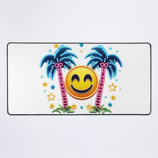 Item preview, Neon Smiling Face,Palm Tree,Summer designed and sold by deniz kaya.
