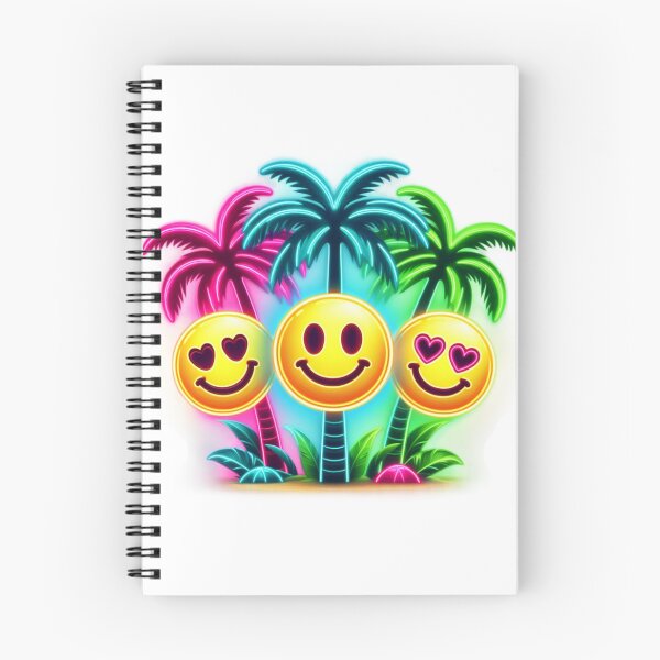 Item preview, Neon Smiling Face,Palm Tree,Summer designed and sold by deniz kaya.