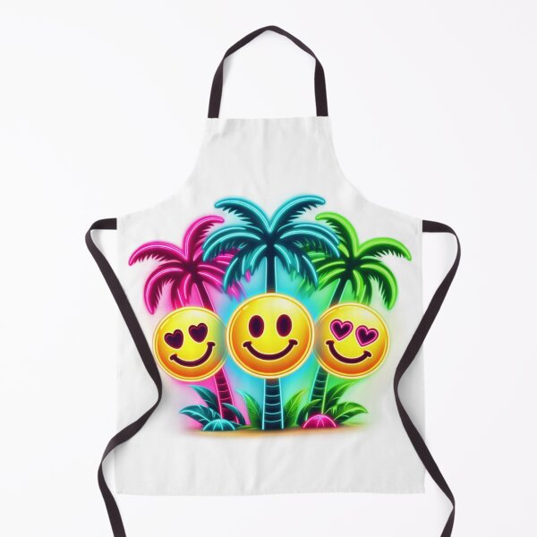 Item preview, Neon Smiling Face,Palm Tree,Summer designed and sold by deniz kaya.