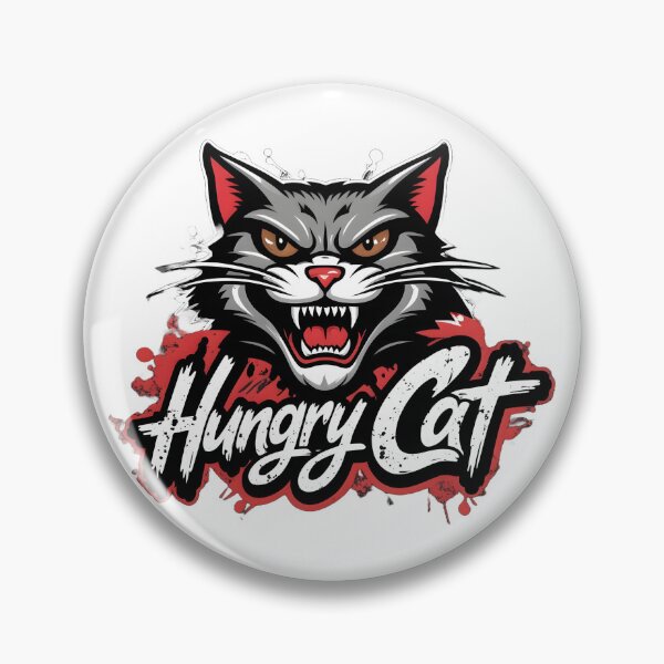 Item preview, a hungry cat art designed and sold by misbahsiro.