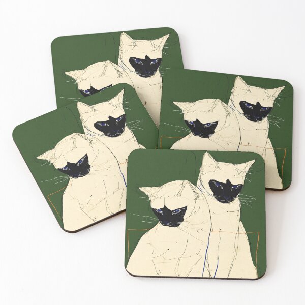 Item preview, Siamese Cats Modern Art designed and sold by trajeado14.