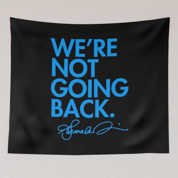 Item preview, WE'RE NOT GOING BACK - KAMALA (BLUE signature) designed and sold by Thelittlelord.