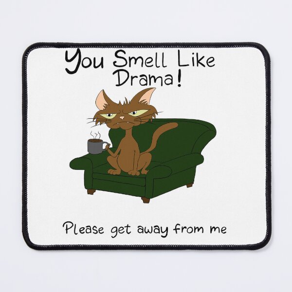 Item preview, Grumpy Kitty Black Text designed and sold by 8th-Degree-Art.