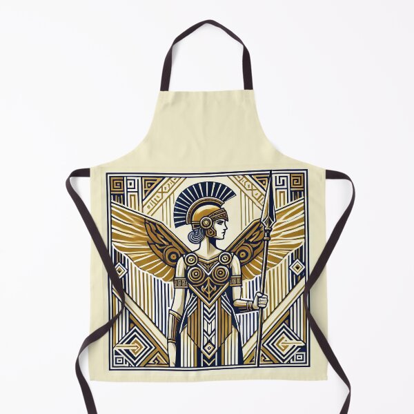 Item preview, Greek Goddess Athena Art Deco-inspired illustration designed and sold by AlexandruStoian.