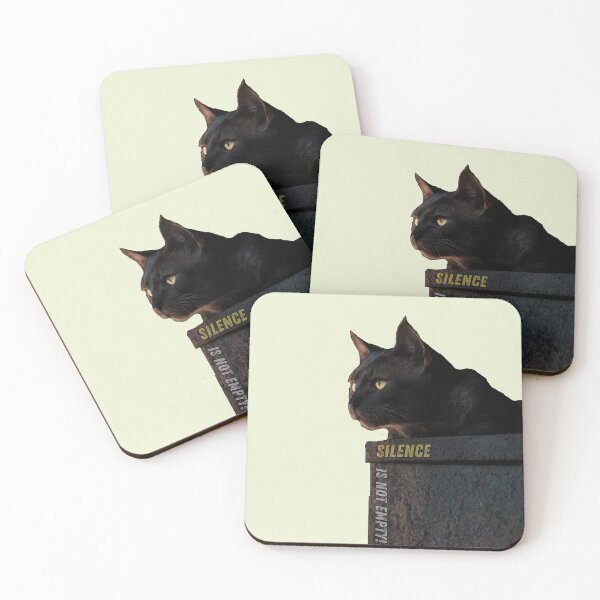 Item preview, deep feelings from a black cat - lovely wise and dark quote for deep cat lovers designed and sold by puurfectcat.