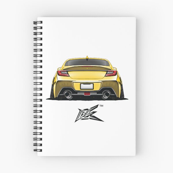 Item preview, subaru brz toyota gr86 rear yellow  designed and sold by NaquashM.