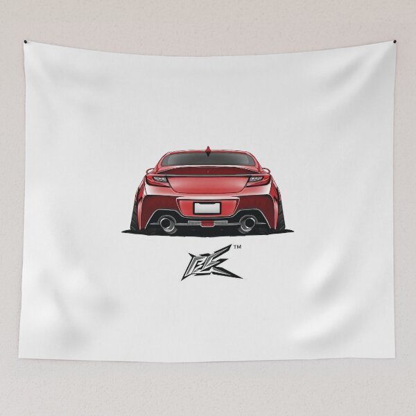 Item preview, subaru brz toyota gr86 rear red designed and sold by NaquashM.