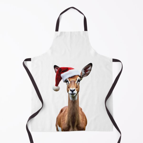 Artikelvorschau, Lustige Antilope mit Weihnachtsmütze entworfen und verkauft von LazyOwlStore.